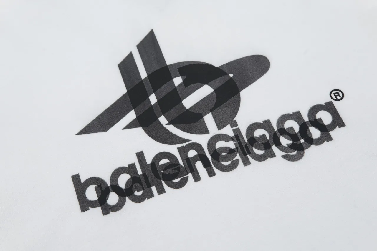 Balenciaga 💰P105 Authentic 32s 240g +Sizes ＋ Logo :White Size：Xs-L